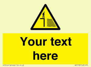 Custom Deep Water Sign